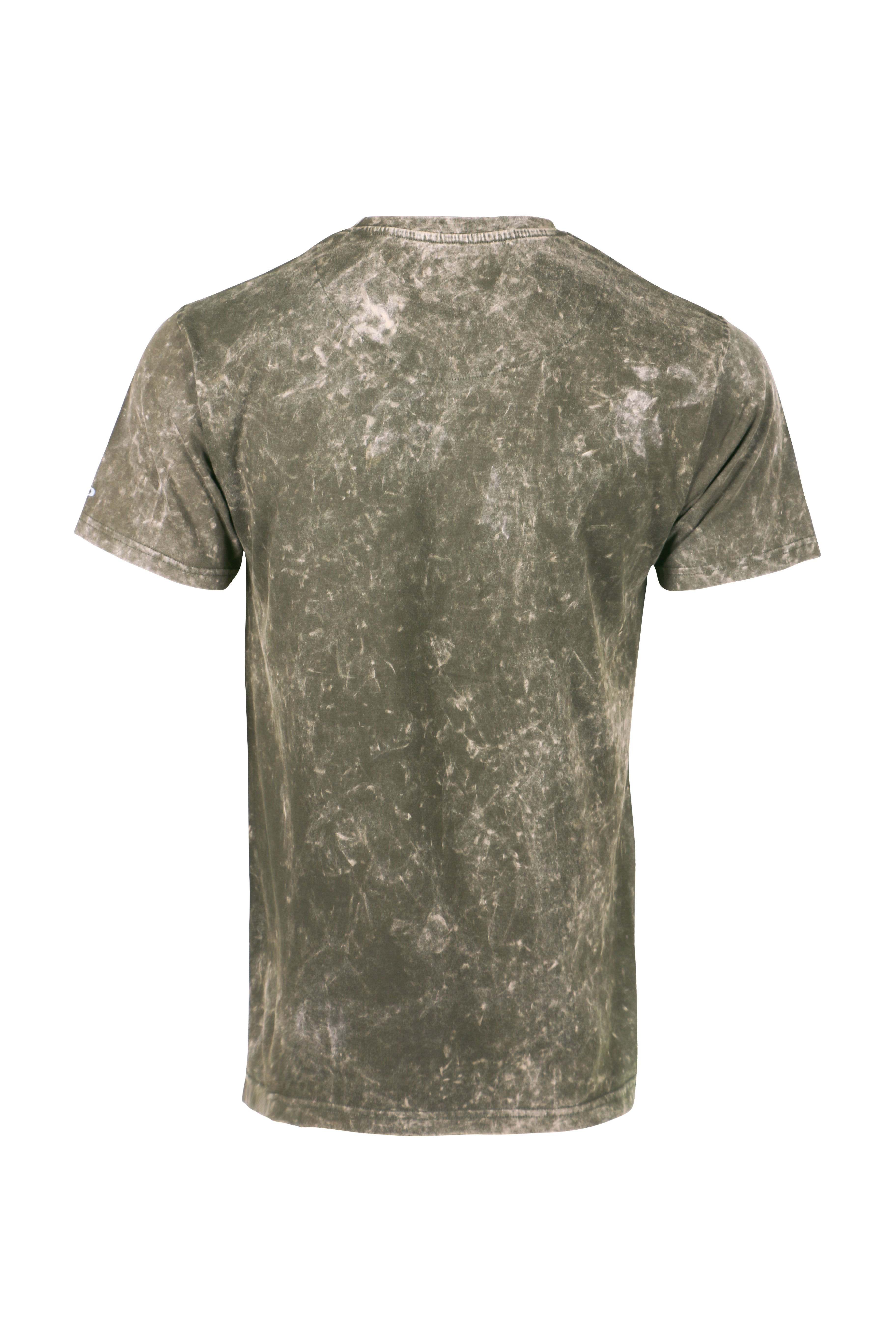 Men's Acid Wash Stripe Design T-Shirt