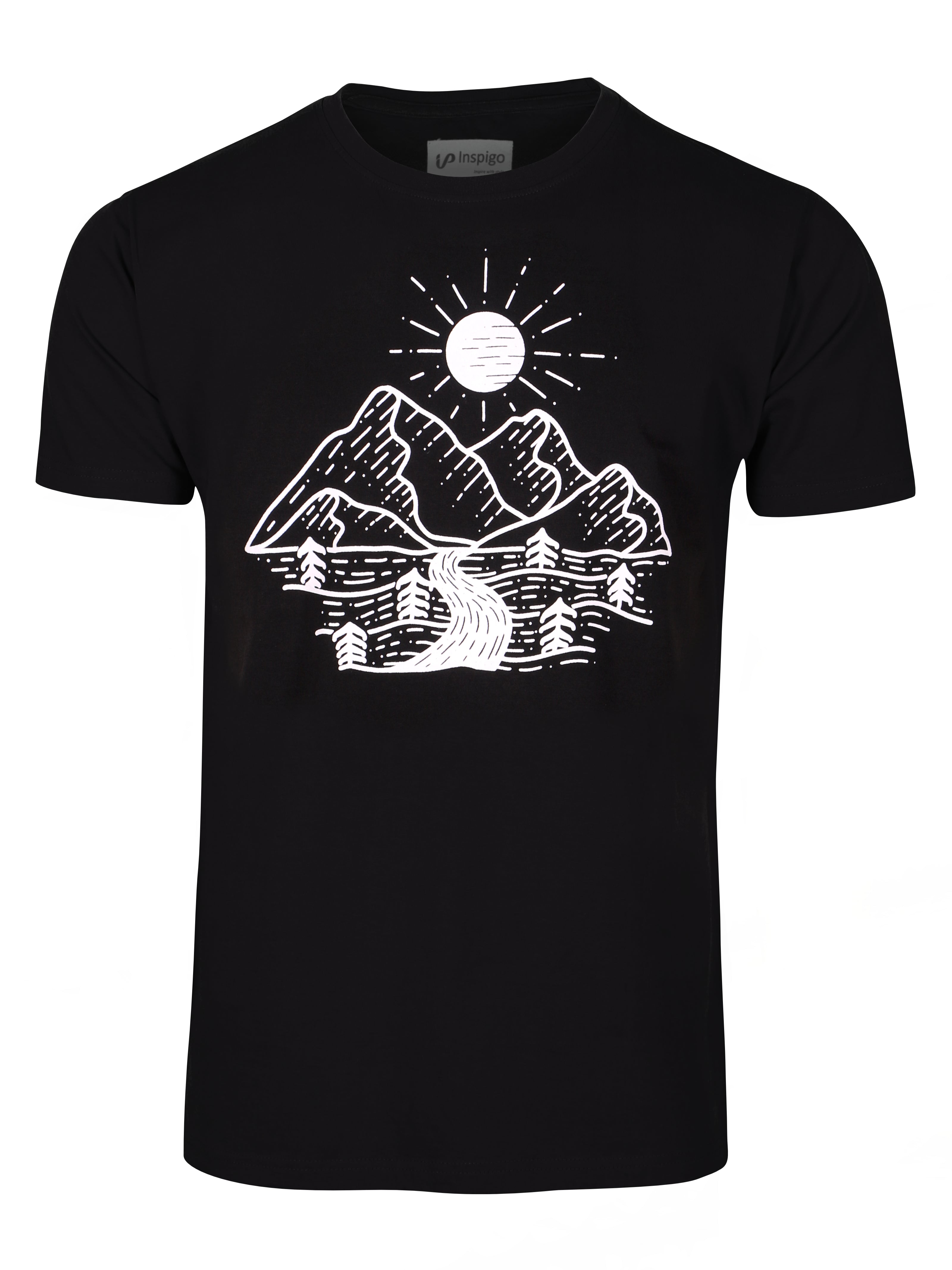 Men's mountain printed t-shirt