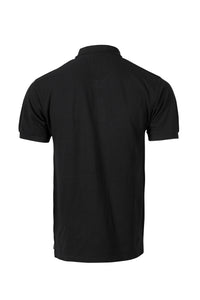 Men's Polo Shirt Black-Olive Colour Block