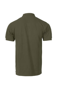 Men's Polo Shirt Olive-Black Colour Block